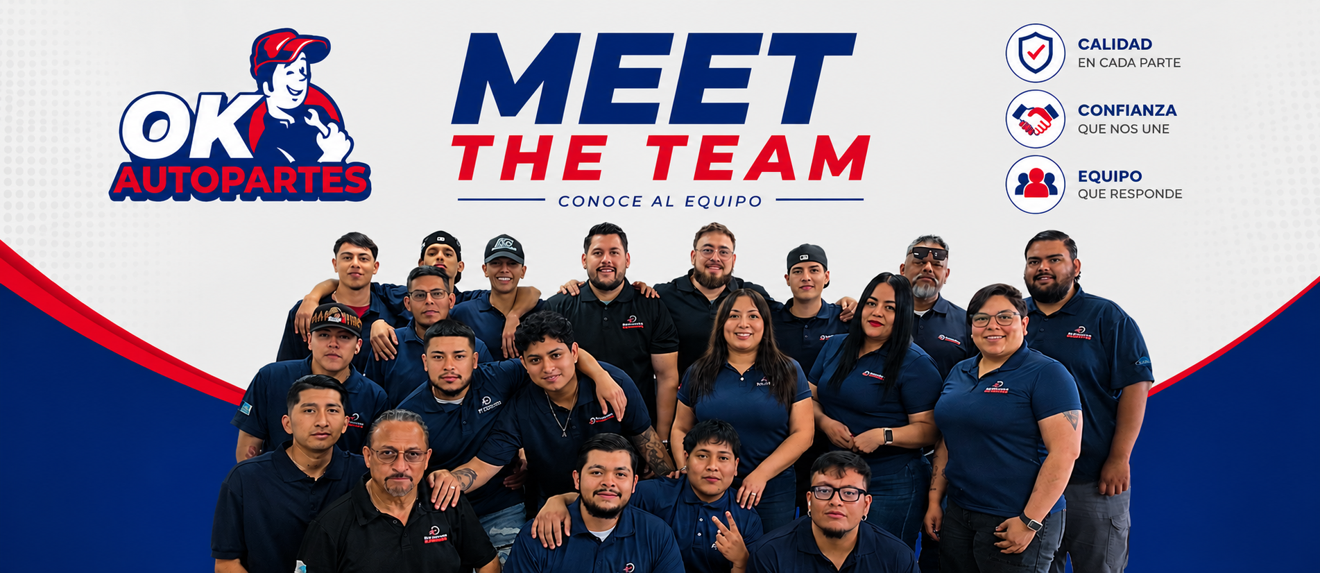 Meet The Team – Conoce al Equipo de OK Autopartes